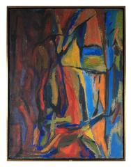 Abstract Expressionist Canvas by R. Van Wingerden