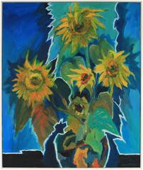 "Sunflowers" by Seymour Tubis, Mid 20th Century