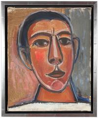 Gerald Wasserman, Self-Portrait in Oil