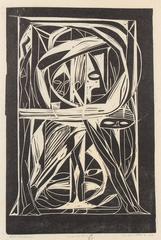 "Katharsis" Puerto Rican Linocut 8