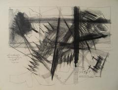 Puerto Rican Modernist Abstraction in Charcoal