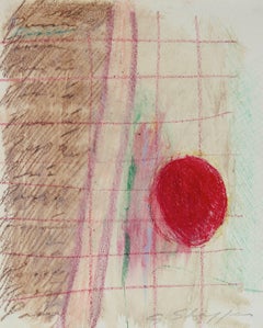 Abstract Expressionist Study in Pastel, 1970