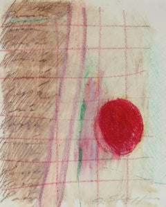 Abstrakt-expressionistische Studie in Pastell, 1970