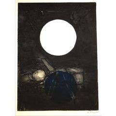 "Don Quixote" Large Abstract Collograph, 1967 1