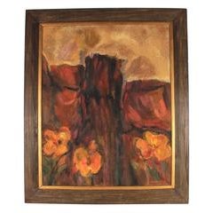 "Desert Bloom" Textured Painting 5