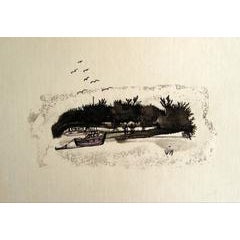 Petite Seascape with Boats 12