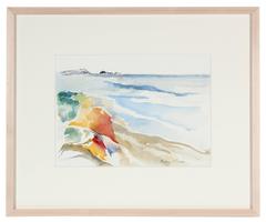 "Pacifica Beach, CA" Watercolor Seascape