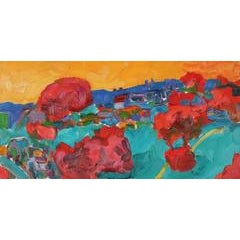 Bay Area Fauvist Landscape, Oil on Canvas, Late 20th Century 4