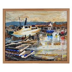 Harbor Scene with Boats 4