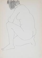 Crouching Figure in Graphite 5
