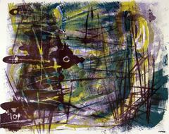 Abstract Expressionist Lithograph 12