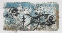 "Blue Sea" Petite Monotype 4