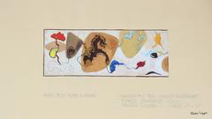 Mid Century Abstract Study For a Mural, Gouache Painting