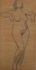 Standing Figure in Graphite 6