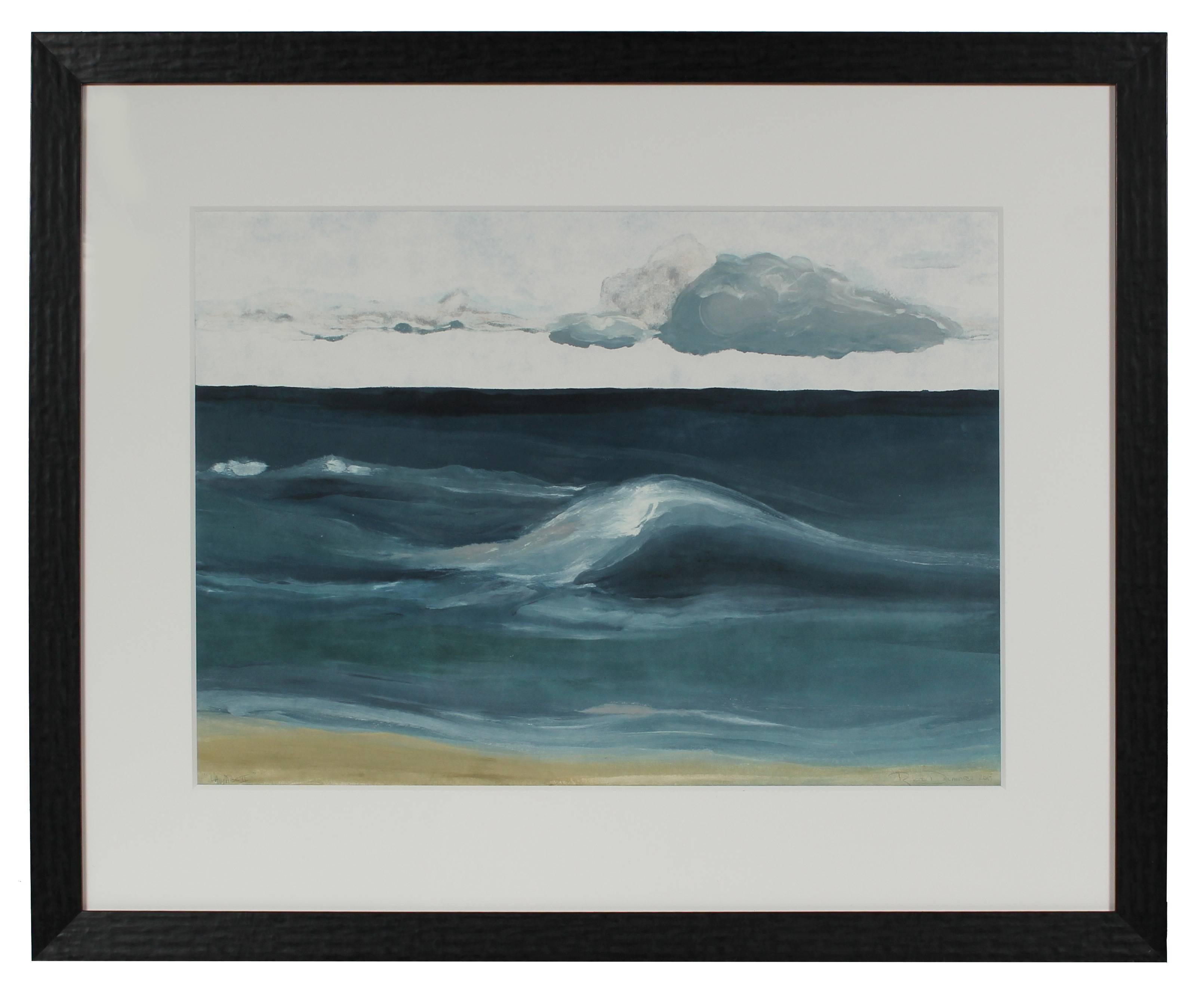 Rob Delamater Landscape Print - "La Mer II"
