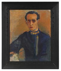 Portrait of a Man in Blue