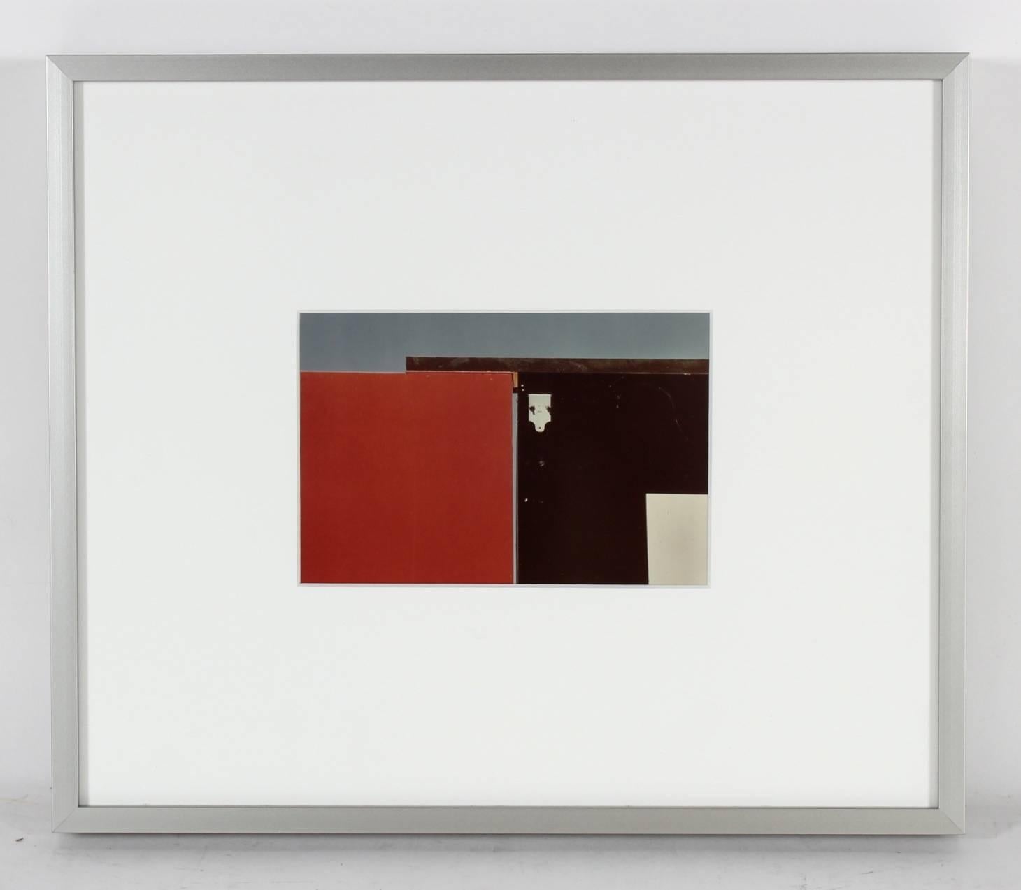 Roz Joseph Abstract Photograph - "City Art I" Abstract Architectural Color Photograph, 1970s
