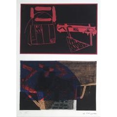 Abstract Expressionist Mixed Media Print 4