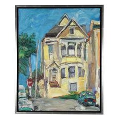 San Francisco Victorian Home, Oil on Canvas 8