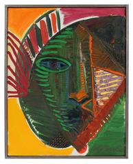 Bright Abstracted Portrait in Oil, 1972