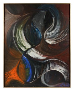 Used "Projection", Large Abstract in Oil, 1957