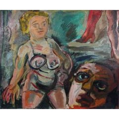 "Contestant" Expressionist Oil 11