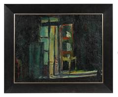 Sunlight Through a Window, Oil Painting, 1965