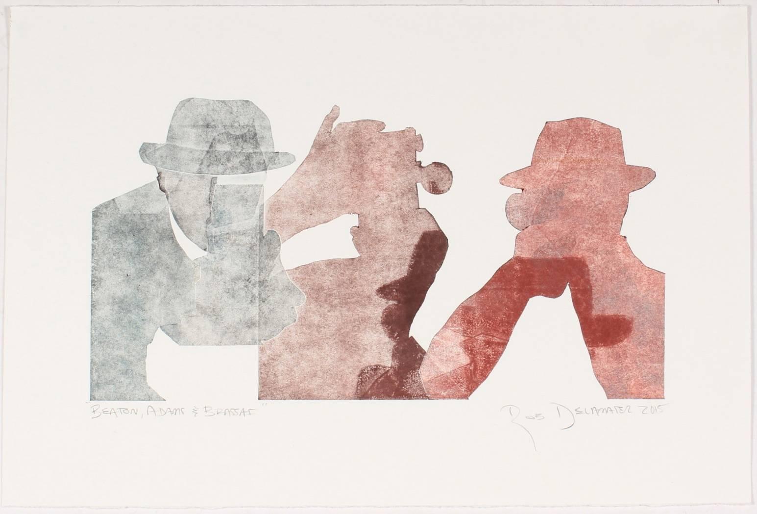 Rob Delamater Figurative Print - "Beaton, Adams, & Brassai"