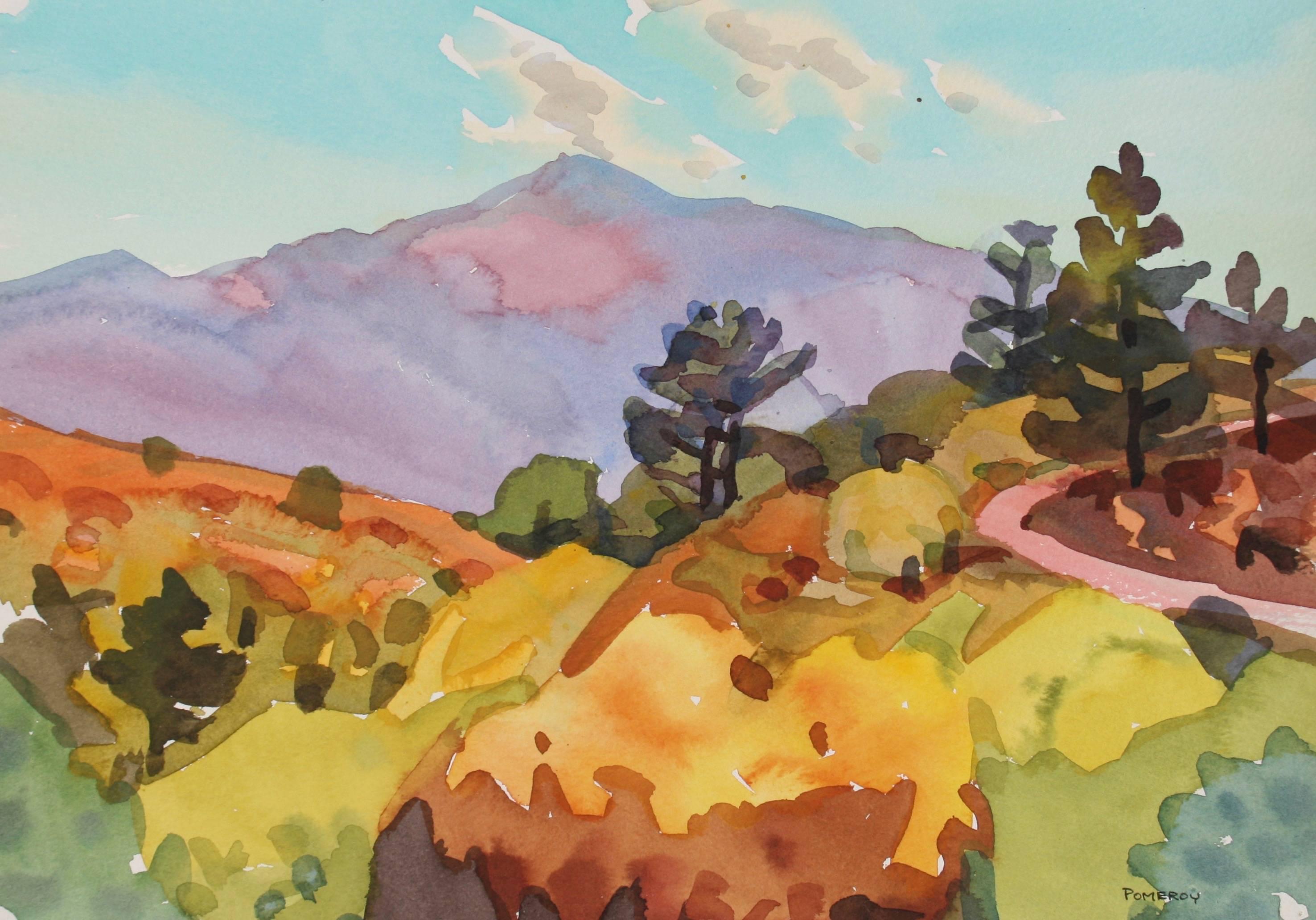 Frederick Pomeroy Landscape Art - "Palmer Park, Colorado" Watercolor Landscape, 20th Century