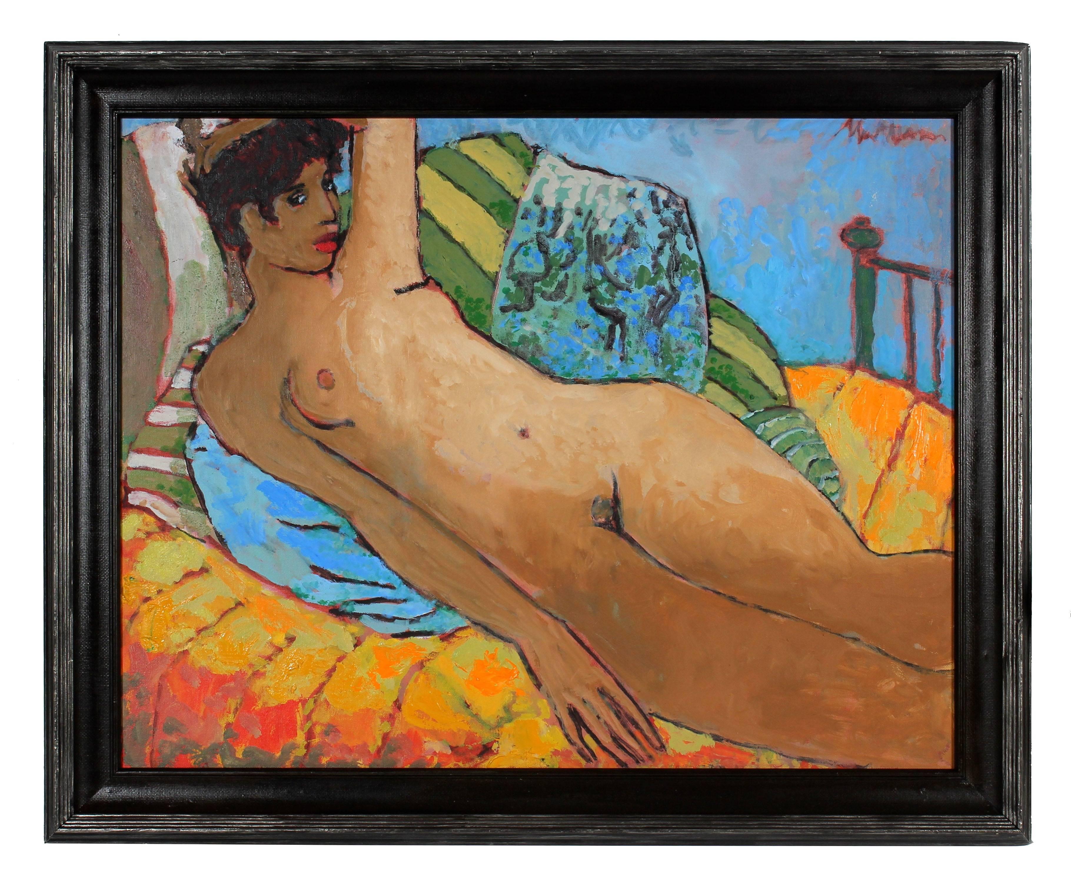 Rip Matteson Nude Painting - Reclining Figure