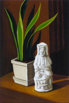 "White Statuette", 1933 Oil Still Life
