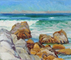 Carmel Seascape, Oil on Canvas, 20th Century