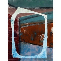 "In Through the Out Door II", Abstract Monotype Print, 2014 6