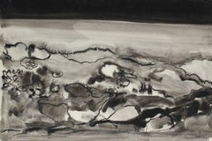 Monochromatic Abstract in Ink, 20th Century