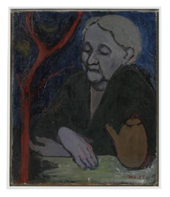 Portrait of an Old Woman in Oil, 1955