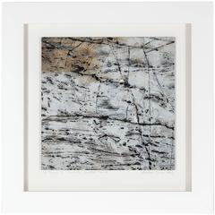 "Texture 3: Granite" Coastal Maine, Framed Photograph
