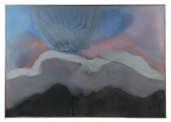 Large Abstracted Landscape in Oil, Circa 1960s