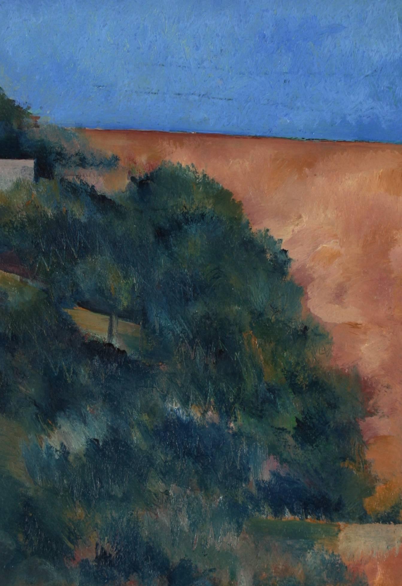 Schuyler Standish Landscape Painting - Los Angeles Hillside