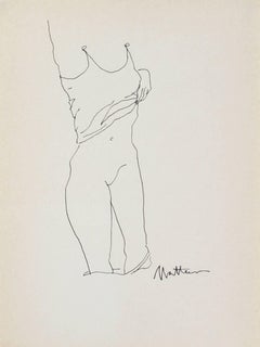 Monochromatic Figure in Ink, 1989