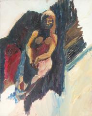Bay Area Figurative Portrait in Oil, Circa 1958