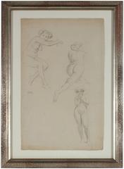 Delicate Figure Studies in Graphite 3