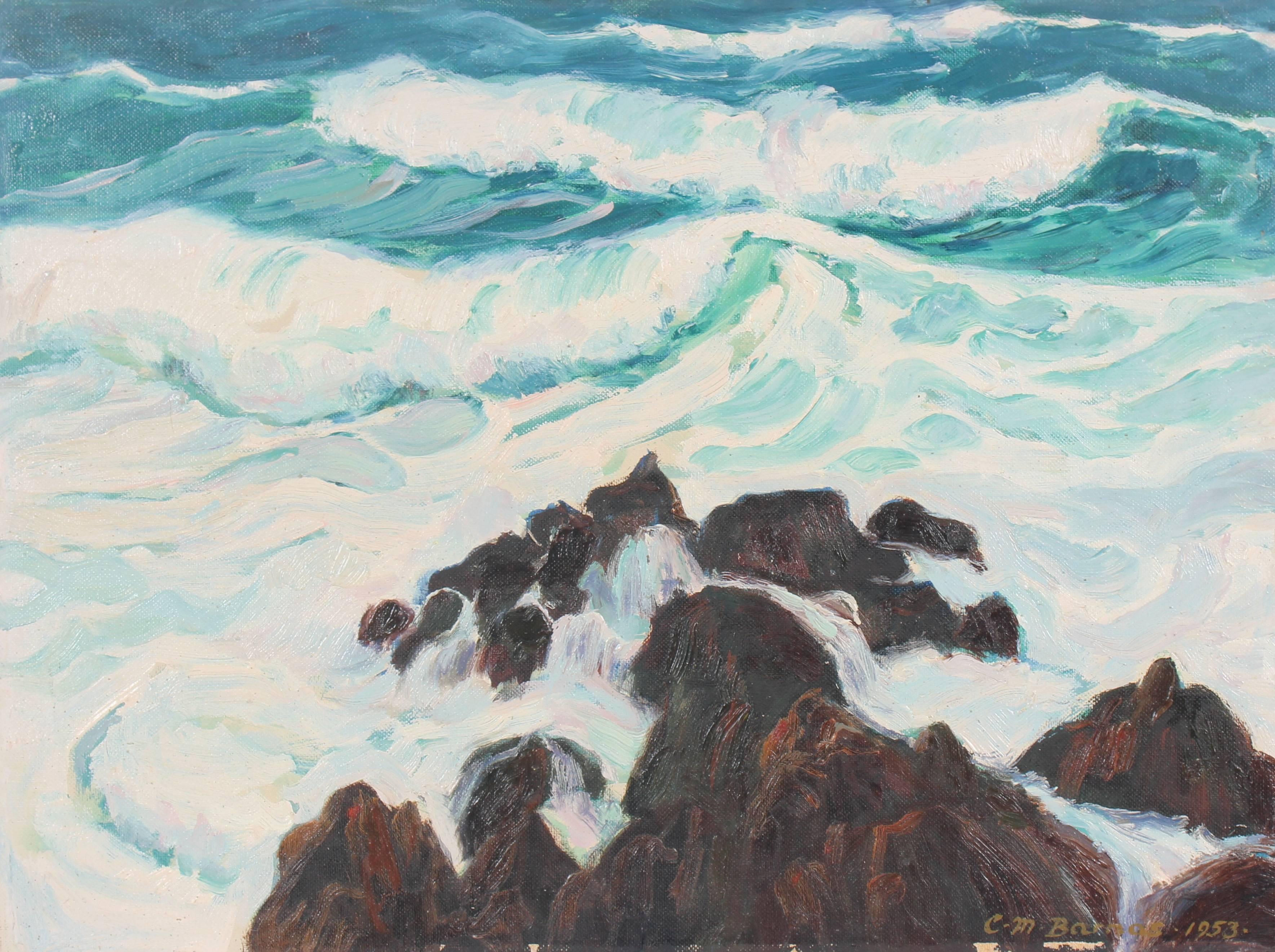 Mary Pomeroy Landscape Painting - California Seascape