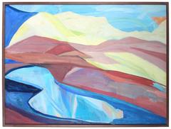 "The Rainbow" Large Abstract