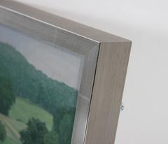 "Hirzwiese from Rotenberg" German Impressionist Landscape Oil Painting, 1932