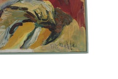 "Clara & Theodora" Bay Area Figurative Portrait Oil Painting, 1963