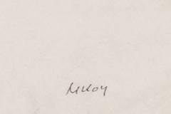 Geometric Abstract in Oil Pastel, Circa 1960s