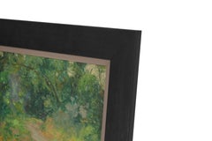 Lush Impressionist Landscape, Oil Painting, Circa 1920s