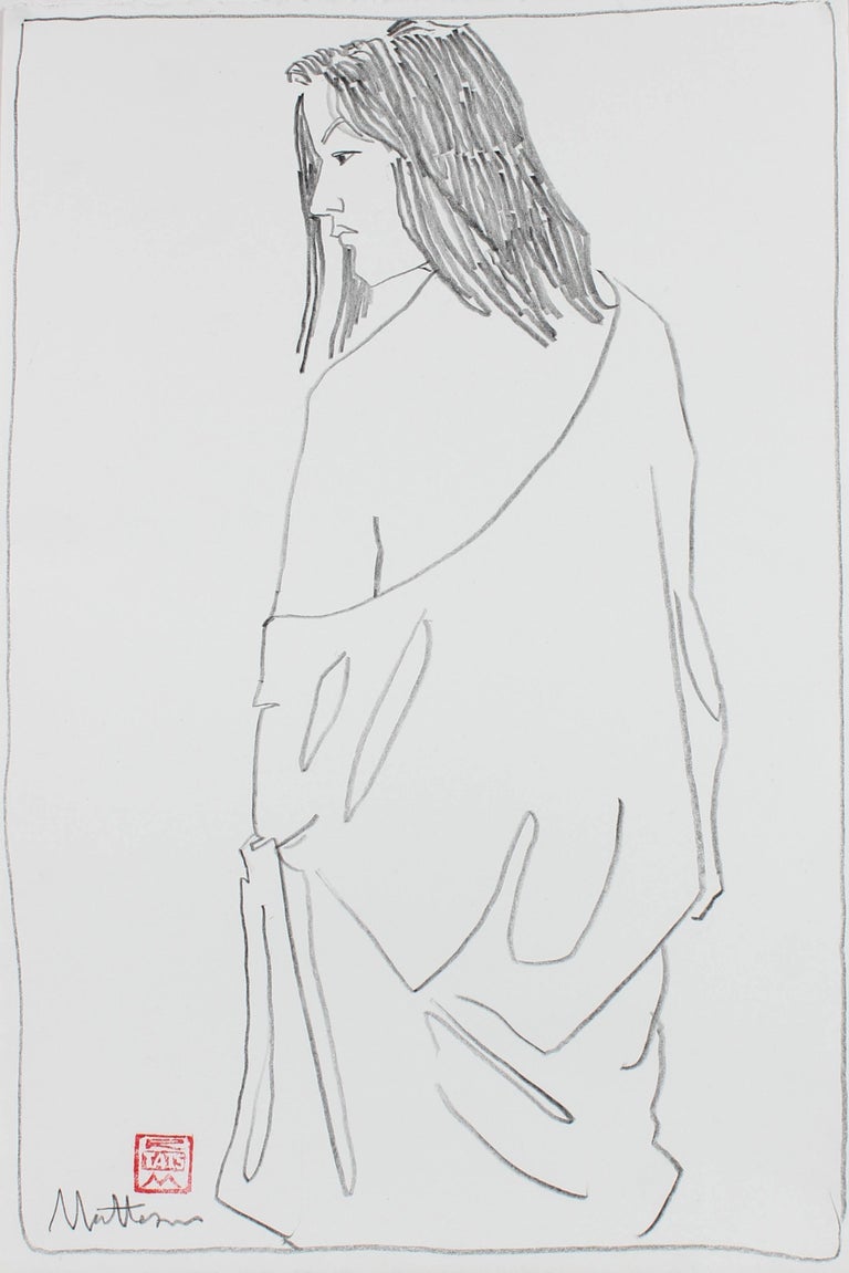 draped figure drawing