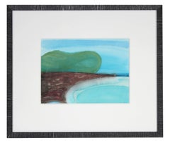 "Oleana Point IV" Puna Peninsula, Hawaii Landscape, Watercolor Painting, 2017