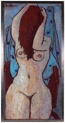 "Transient" Modernist Figurative Oil Painting, 2007
